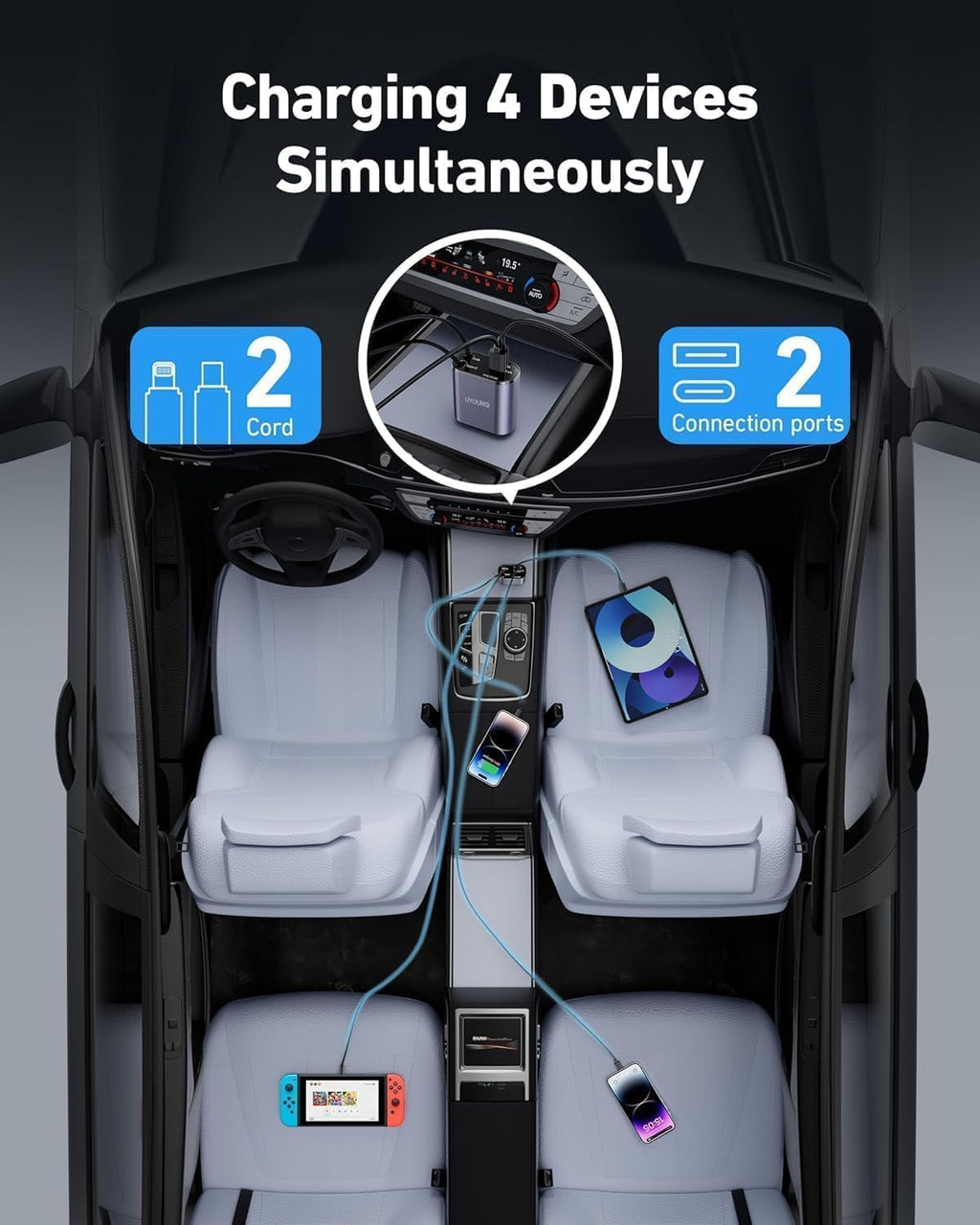 4 I N 1 SUPER FAST CAR CHARGE