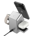 3-in-1 Portable Wireless Charger Station Folding Magnetic 15W