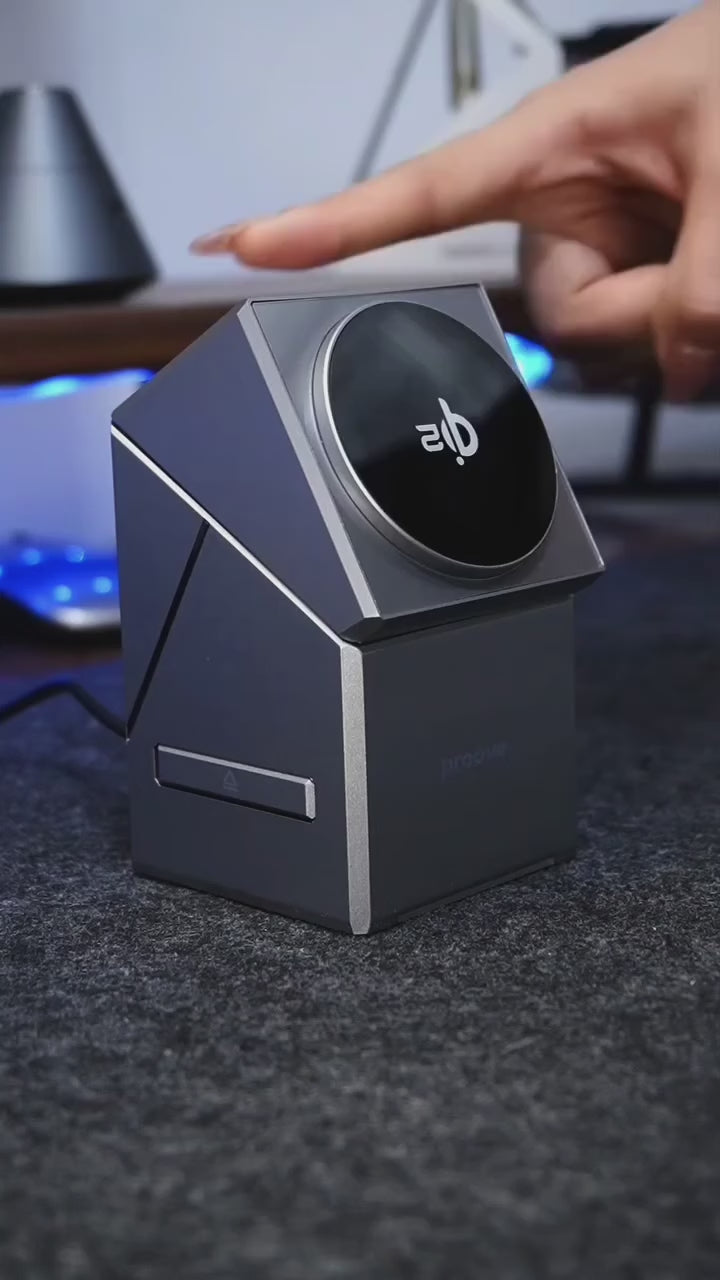 3-in-1 Portable Wireless Charger Station Folding Magnetic 15W